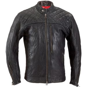 HolyFreedom Burn Out Zwart Leren Motorjas - Maat XL - Jas
