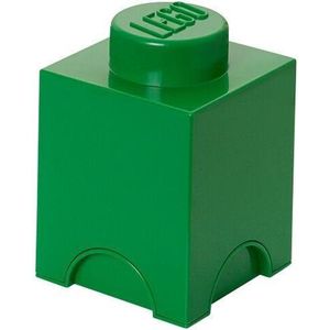 Lego - Opbergbox Brick 1 Vierkant - Polypropyleen - Groen