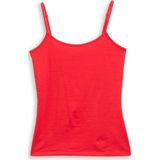 TOM TAILOR DENIM - Top - Rood - Spaghettibandjes - Slanke Pasvorm