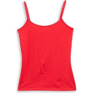 TOM TAILOR DENIM - Top - Rood - Spaghettibandjes - Slanke Pasvorm