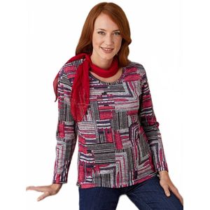 T-shirt met grafische print en ronde hals