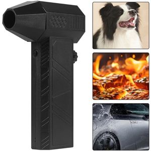 Krachtige Turbineventilator, Mini-stofverwijderende Koelende Haardroger, Geschikt Voor Het Drogen Van Dierenvacht, Huishoudelijke Schoonmaak En Stofvrij Maken, Draagbaar Voor Gebruik Buitenshuis, Zwart