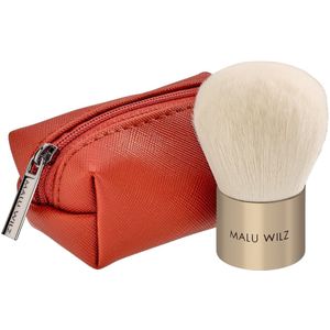Malu Wilz Touch Up Brush Kabuki met zakje - bronzer/make-up kwast