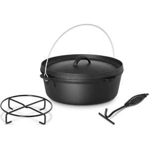 Royal Catering Dutch oven met onderstel - 6 Liter