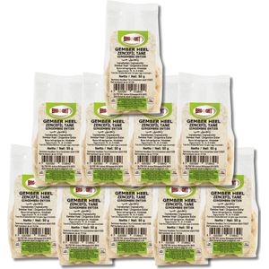 Bagdat - Gember Heel - Ginger Whole - Gember Korrel - Zencefil Tane - Ginger Grain - 50 gr - 100% Natuurlijk - Thee - 10 Stuks