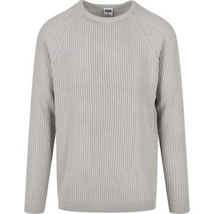 Heren - Casual - Streetwear - Urban - Nieuw - Modern - Ribbed Raglan Sweater light asphalt
