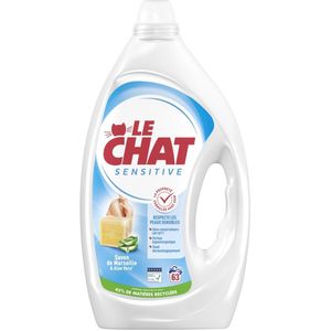 Le Chat sensitive vloeibaar wasmiddel 2,835l 63sc