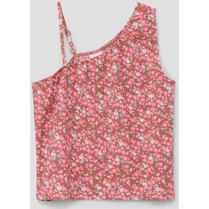 s.Oliver - T-Shirt - Slim Fit - Asymmetrische Halslijn