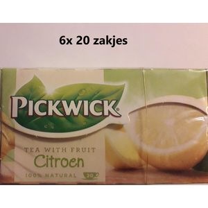 Pickwick thee - Citroen lemon - multipak 6x 20 zakjes