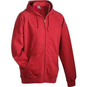 James and Nicholson Unisex Hooded Jacket (Bourgondië)