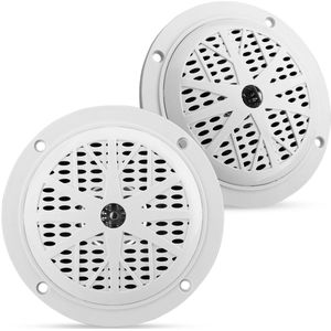 Pyle - Marine Luidsprekers - Wit - Waterdicht - 1 Paar