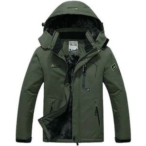 SPARK JOY® - Winter Parka Mannen - Winterjas Heren - Wint dicht - Maat XL - Army Green