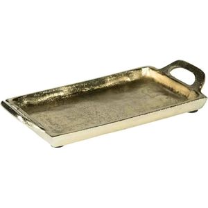 Dienblad goud champagne look 21x11cm