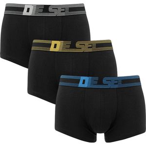 Diesel 3P boxers damien big logo zwart - S