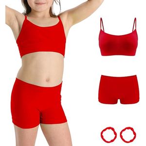 Naadloze Meisjes Top en Shorts Set - Comfortabel Ondergoed voor Meisjes