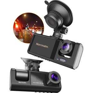 Norrmalm - Full HD Dashcam - 64 GB - Voor en Achter Camera - Parkeerfunctie - G-sensor