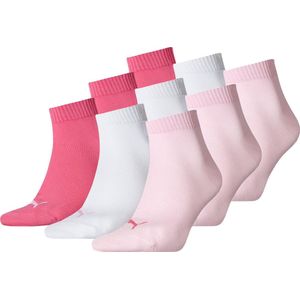 SOKKEN 9 paar Puma unisex kwartsokken, sneakers maat. 35 - 49 voor dames- en herensokken