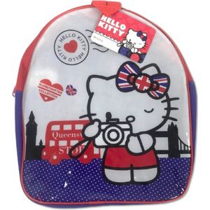 Hello Kitty London rugzak - 22 x 28 cm groot - Met 1 hoofdvak