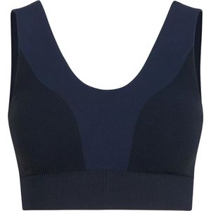 FALKE - CORE Seamless - Functionele Sportbeha - Blauw - Medium Support voor Laag Activiteitsniveau