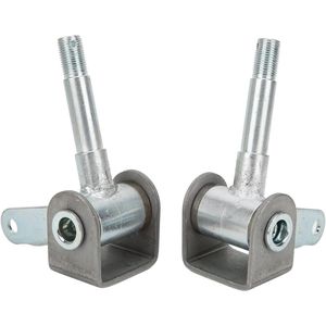 Spindel Beugel Vervanging Stuurstang Knuckle Spindel Beugel Set Rechts Links voor Go Kart Accessoires pak van 2 - 4.5inx5/8in