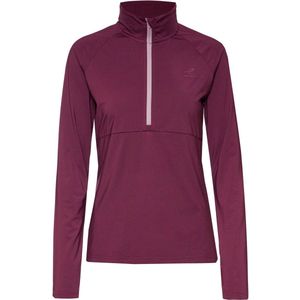 ENERGETICS - carla w - Hardloop t-shirt lange mouw zomer dames - Donkerrood