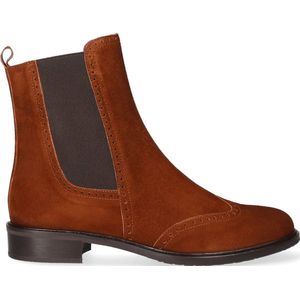 Lilian Dames Chelsea Boots 8146 Hazelnut | Cognac | Suède | Maat 39.5 | 8146.01.003