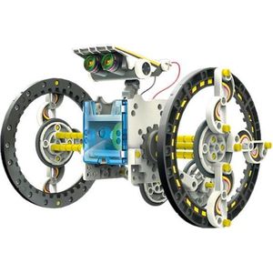 EDUCATIEVE ROBOTKIT OP ZONNE-ENERGIE - 14-IN-1