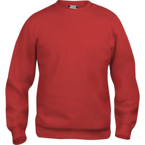 Clique Basic Roundneck Sweater Rood maat 2XL