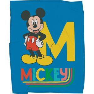 Disney - Mickey Mouse - Fleece Deken - Multicolor - 100% Polyester, 110 x 140 cm