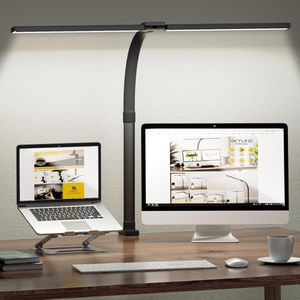 Sounix Bureaulamp Led - LED Bureaulamp - Leeslamp - Bedlamp - LED Desk Lamp - via USB - Zwart