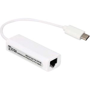 USB-C naar RJ45 Internetadapter - Hoge Snelheid - Plug&Play
