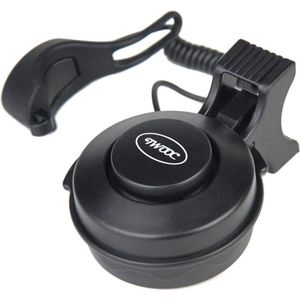 Elektrische fietsbel voor step, fiets, E-fiets, MTB, … | Fietsbel | 80-130 db | USB-oplaadbaar | ZWART | Waterproof | Fietsbel