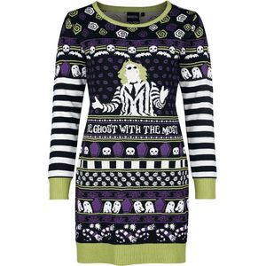 Beetlejuice The Ghost with the Most Dames Medium-lengte jurk - meerkleurig - M