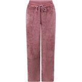 Hunkemöller Dames Nachtmode Broek Fluffy Fleece - Roze - maat XS