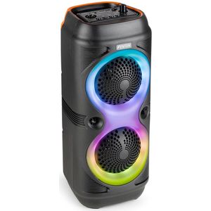 Fenton - Track210 - Bluetooth Speaker - Partybox met Microfoon - Lichteffecten en Oplaadbare Accu