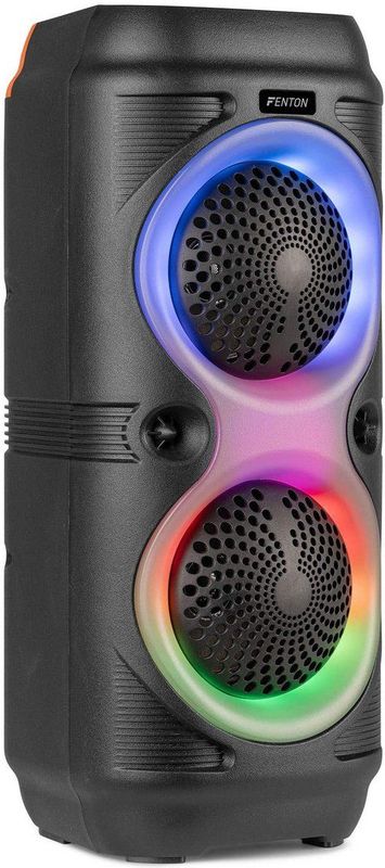 Fenton - Track210 - Bluetooth Speaker - Partybox met Microfoon - Lichteffecten en Oplaadbare Accu
