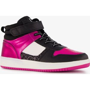 Blue Box hoge meisjes sneakers roze metallic - Maat 39