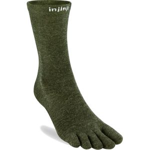 Injinji Teensokken Liner Crew Wool Unisex IS060670 50 Green S=37-40