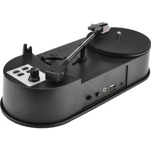 Platenspeler met ingebouwde speaker - Vintage Vinyl - Draaitafel naar MP3 Converter - Met Versterker Aansluiting