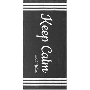 HOMELEVEL Grote strandhanddoek - Ultra Absorberend Katoenmix Badhanddoek - Machine & Droger bestendig - Sneldrogende Handdoek