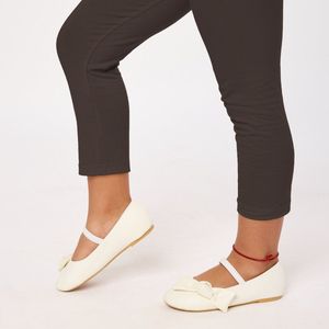 Merry Style MS-MS10-131-LE Meisjes Leggings - Sport - Vrijetijdsbroek - Lang- Viscose - Sporbroek - Yogabroek - Bruin - 128