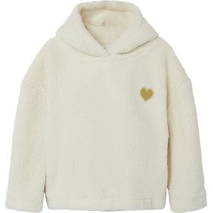 NAME IT - NKFODINE LS TEDDY PULLOVER WH PS - Meisjes - Sweaters