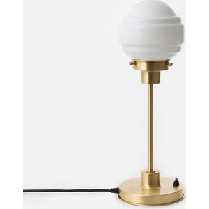 Art Deco Trade - Slanke Tafellamp Polkadot 20's Messing