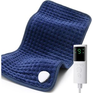 Warmtekussen Oplaadbaar - Elektrisch Warmtekussen - Draadloos Warmtekussen - Herlaadbaar - Verwarmd Kussen - Warmtekussen Rug - Warmtekussen Nek - Pijnverlichting - Comfort & Ontspanning