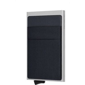 Prowallet Secure Deluxe - Pasjeshouder Zilver - 7 Pasjes, Briefgeld en Muntgeld - Uitschuifbaar - RFID Creditcardhouder - Kaarthouder Portemonnee, Premium Pashouder voor Mannen & Vrouwen - Hoogwaardig Aluminium - Incl. Luxe Cadeaubox