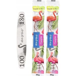 Aba Group Nagelvijl Elips 100/180 Slim - 2 Stuks