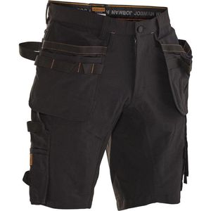 Jobman Advanced Stretch Korte Broek Holsterpockets 2196 - Mannen - Zwart - 62