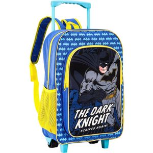 BATMAN The Dark Knight Trolley Rugzak School Tas Logeren 6-12 Jaar DC Comics