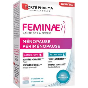 Forté Pharma Feminae Menopause Perimenopause Dag & Nacht 60 Tabletten