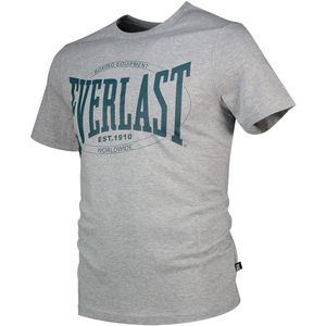 Everlast - Jersey T-shirt - Grijs - Korte Mouwen - Man